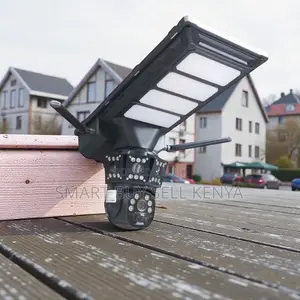 Space Efficient 4g PTZ Dual Lens Solar Camera Solar Street Light