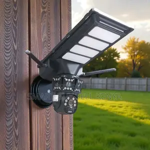 Cloud Storage Option 4g PTZ Dual Lens Solar Camera Solar Street Light