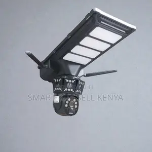 Remote Viewing 4g PTZ Dual Lens Solar Camera Solar Street Light