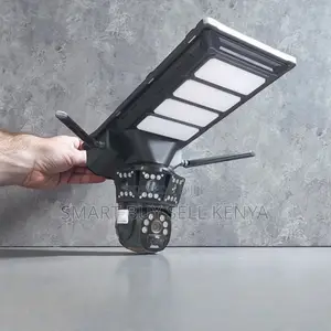 Long Battery Backup 4g PTZ Dual Lens Solar Camera Solar Street Light