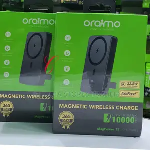Oraimomagpower15 Opb-7102w 10000mah Magneticwireless Wired Power Bank
