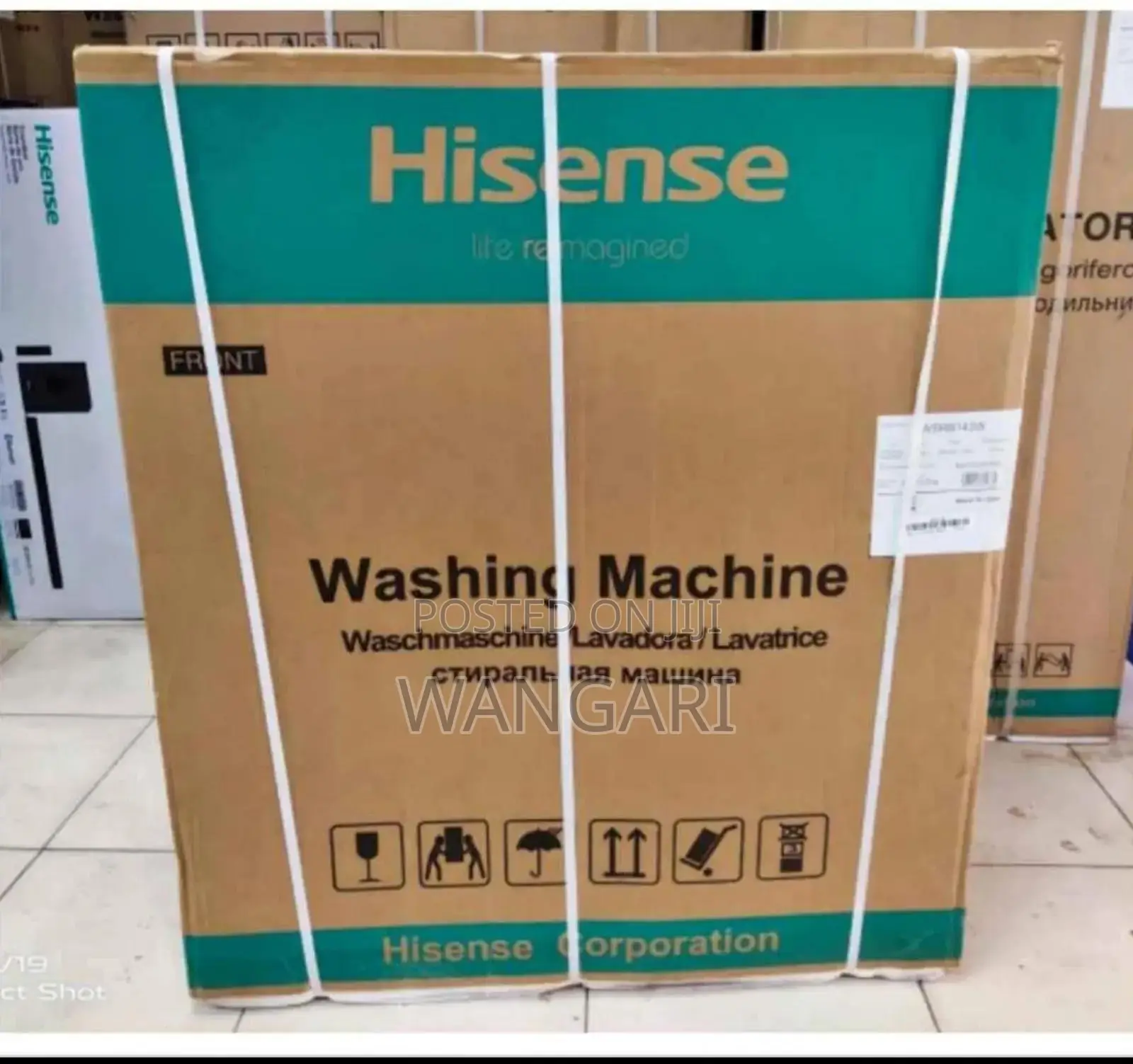 Hisense 13.5 KGS Washing Machine Brand New