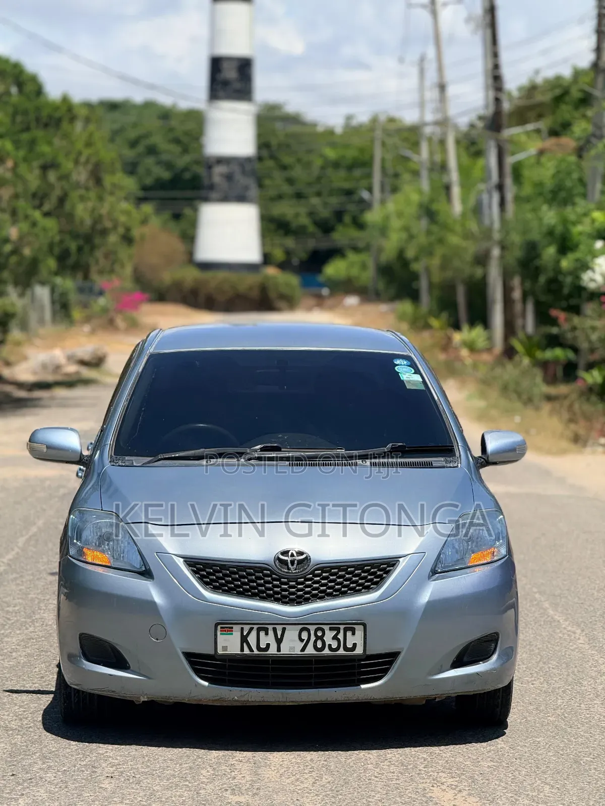Toyota Belta 2012 Blue