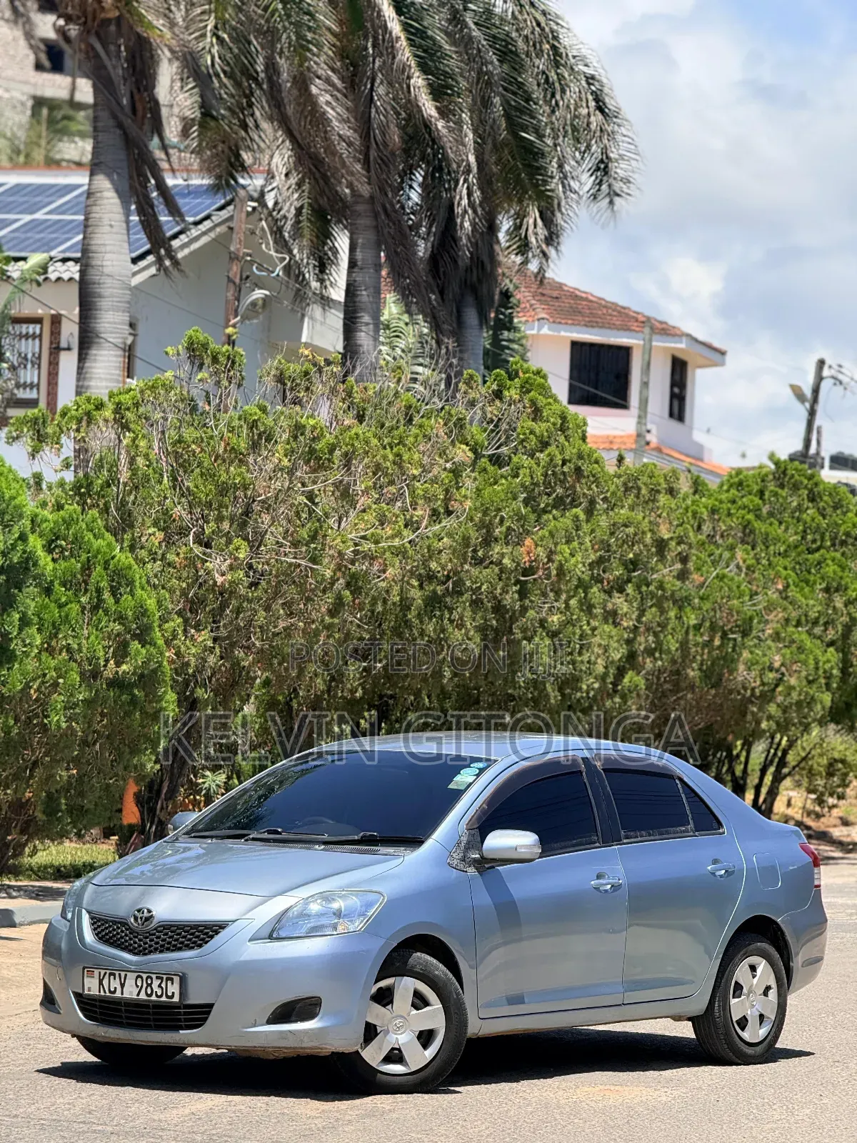 Toyota Belta 2012 Blue