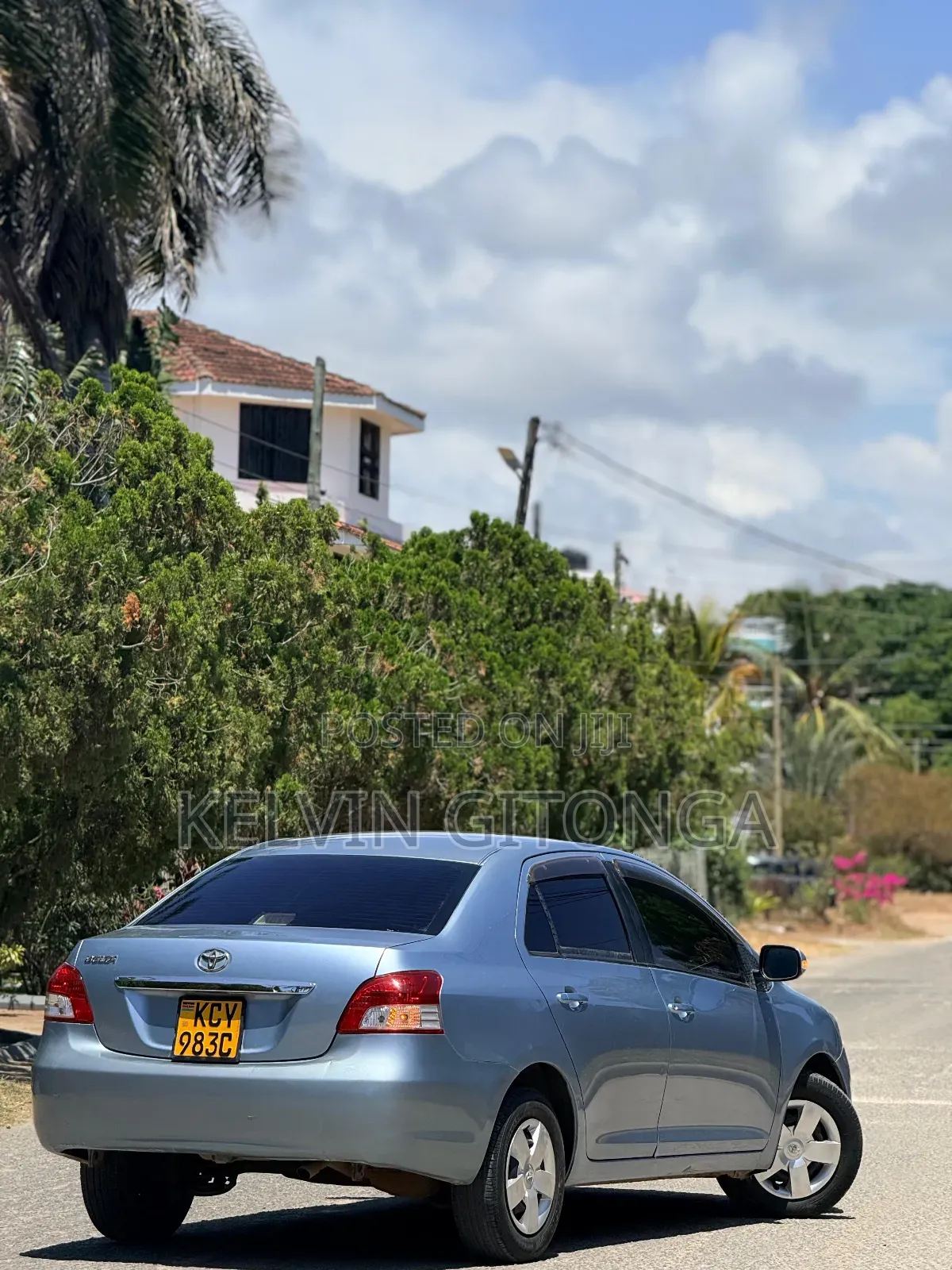 Toyota Belta 2012 Blue