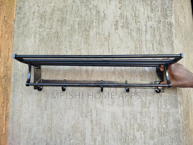 Metalic Bathroom Towels Rack 55cm - thumbnail 2