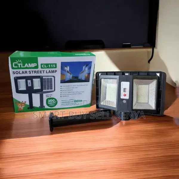 Motion Sensor Detection Ctlamp 300w Double Sided Watts Solar Light