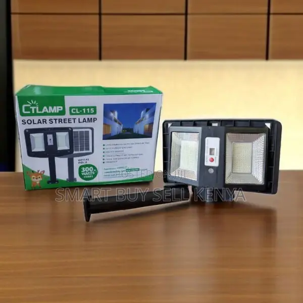 Waterproof Ip65 Outdoor Rating Ctlamp 300w Double Sided Solar Light