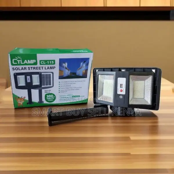 High Lumen Brightness Output Ctlamp 300 Watts Double Sided Solar Light
