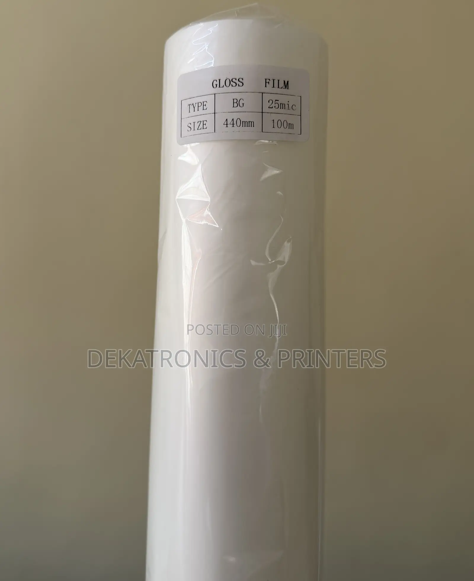 A2 Glossy Lamination Film Roll, 25 Microns