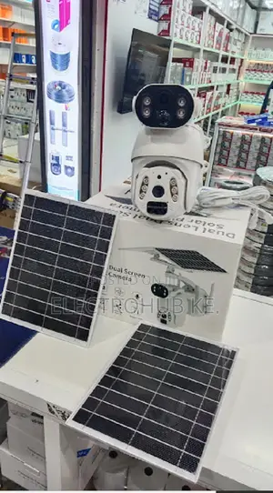 Ubox 2 Lens 2 Solar Panel 4g 6mp Ultra Hd Cctv Camera Ptz
