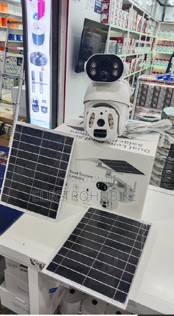 Ubox 2 Lens 2 Solar Panel 4g 6mp Ultra Hd Cctv Camera Ptz