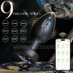 Anal Butt Plug Vibrator Rechargeable With App Control Sex Toy Unisex