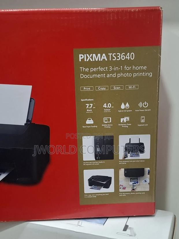 Canon Ts3640 Wireless Printer/Canon Ts3640 Deskjet Printer - thumbnail 3