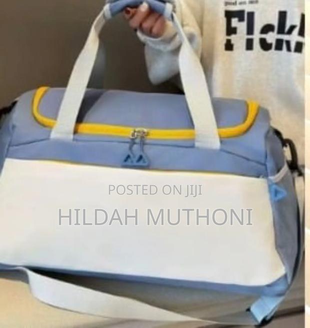 Leather Large Travel Bag - thumbnail 3