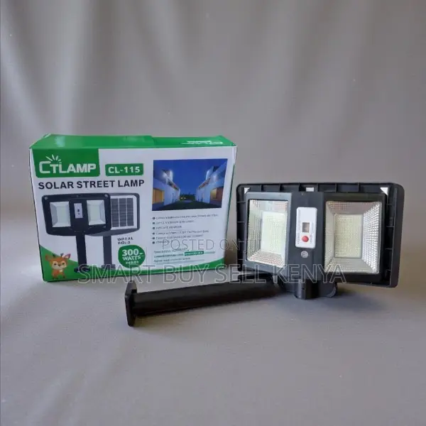 Intelligent Light Intensity Control Ctlamp 300w Watts Solar Light