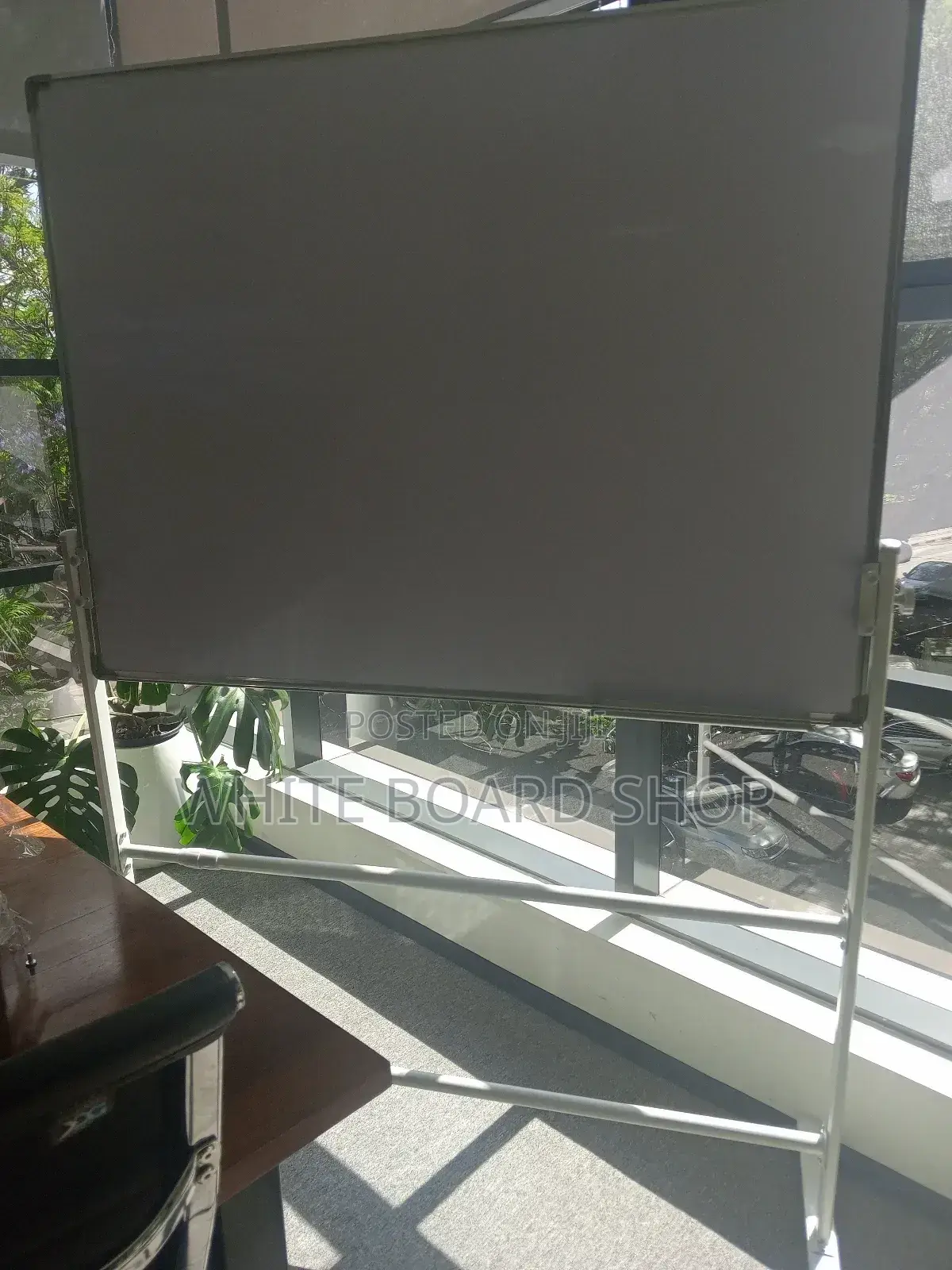 Free Standing Double Sided Magnetic Boardroom White Board A0 Size