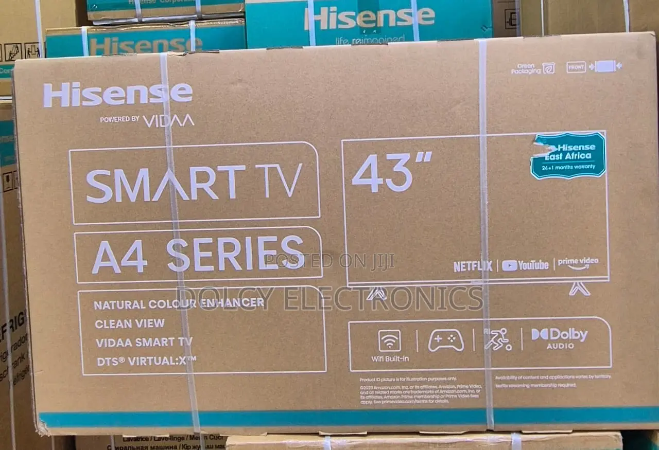 Hisense 43inch Smart Tv A4 Series 43a4nken