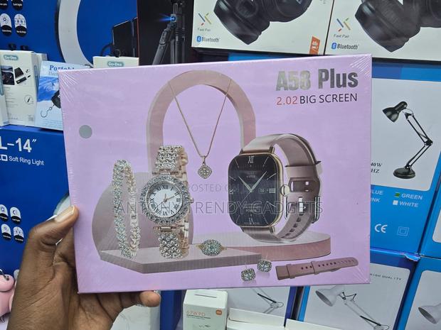 A58 Plus Women Smart Watch Combo Gift Box Set - thumbnail 2