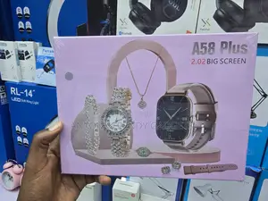 A58 Plus Women Smart Watch Combo Gift Box Set