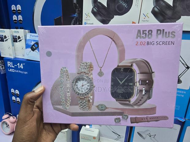 A58 Plus Women Smart Watch Combo Gift Box Set - thumbnail 3