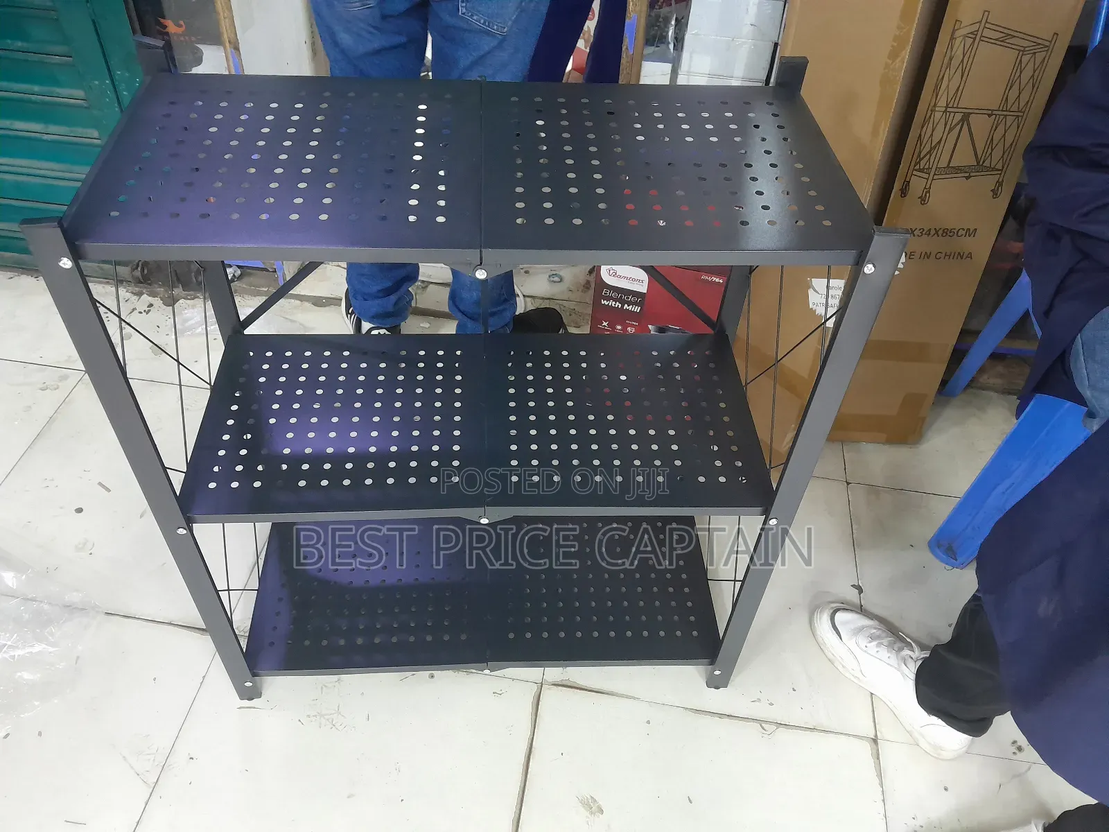 Foldable 3tier Kitchen Rack