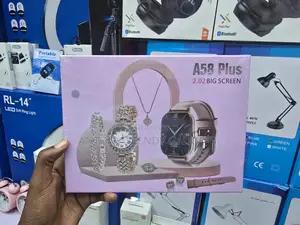 A58 Plus Smartwatch Set, A58 Plus Smartwatch With Bracelet & Necklace