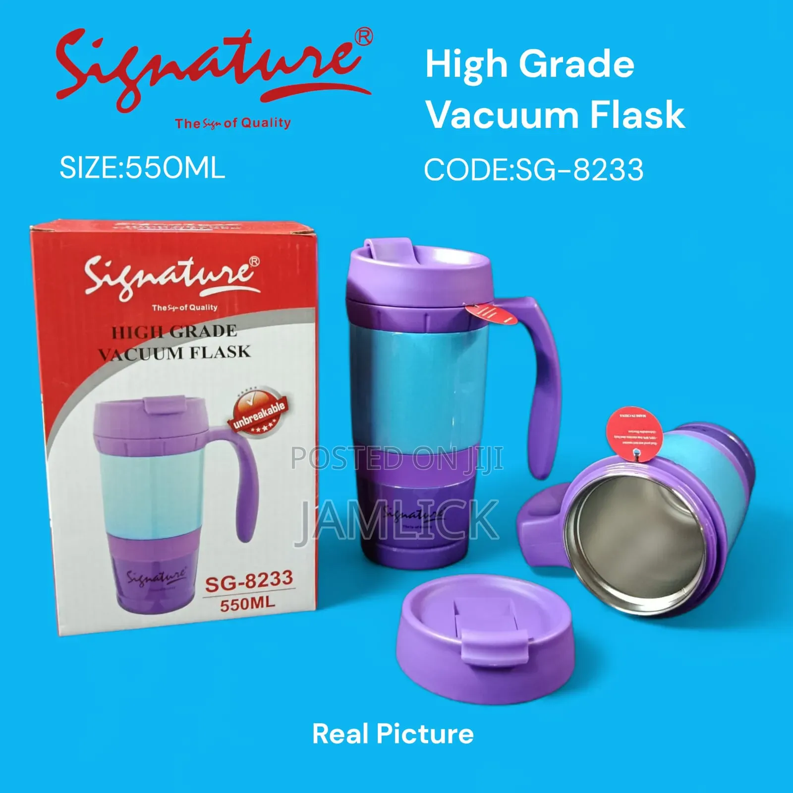 550ml Sg8233 – Signature High Grade Vacuum Flask - Bn