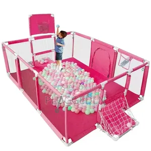 Rectagular Baby Playfence With 30pcs of Soft Balls