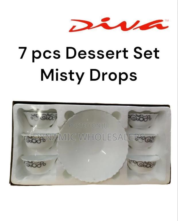 7 PCS Glass Dessert (Pudding) Sets