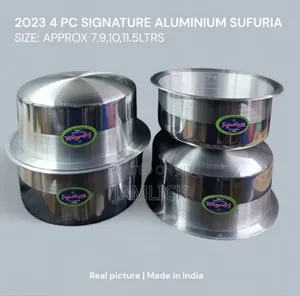 4pcs Set Signature Aluminium Sufuria - Bn