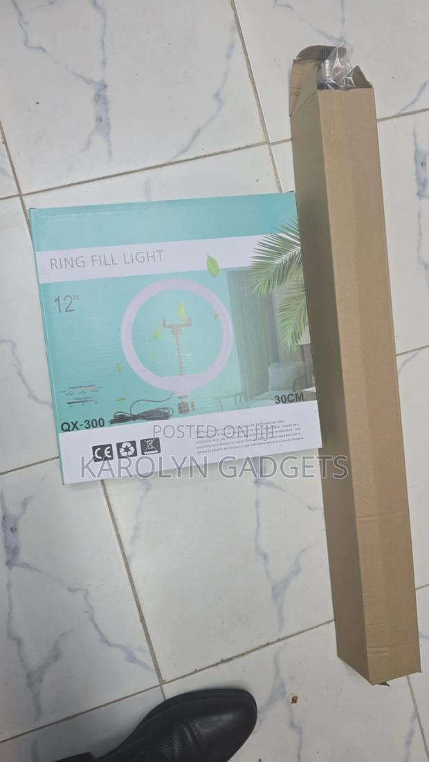 12-Inch Led Ring Light With Stand Phone Holder