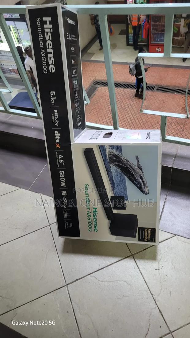 Hisense 580watts Ax5100q Soundbar – 580w Powerful Bass - main view