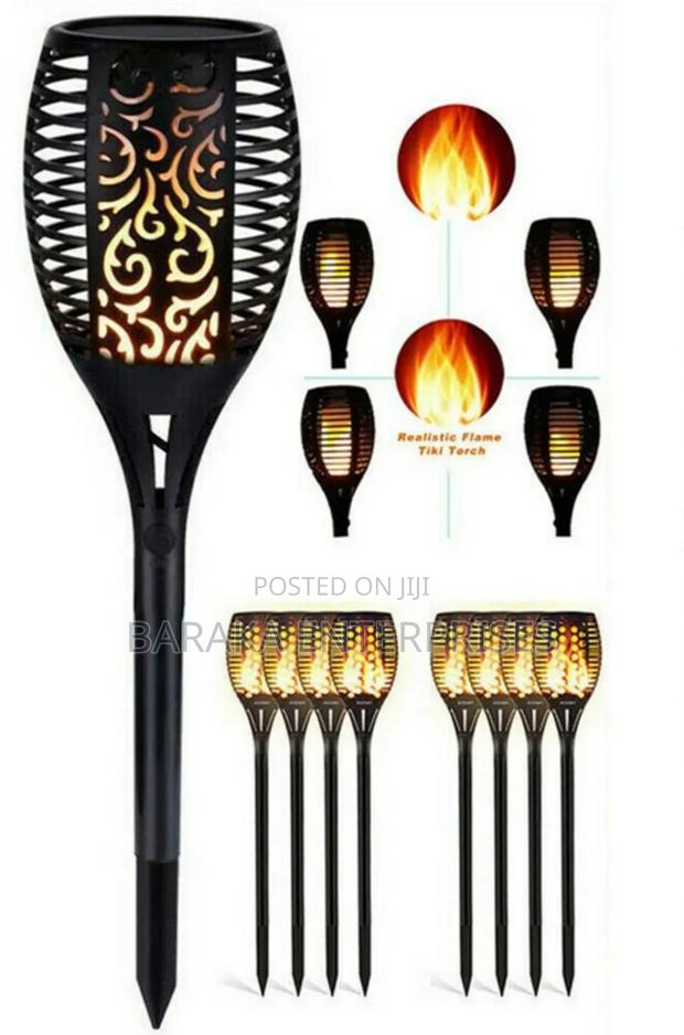 6 Pieces Led Solar Flame Lamp