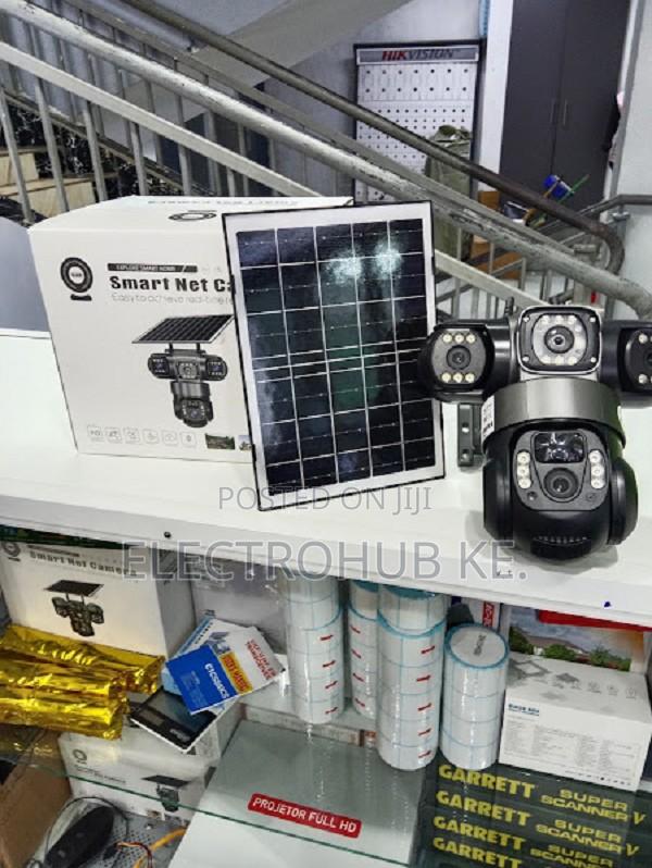 Wireless Smartnet 4g V380 Solar Tripple Lens Surveillance Camera