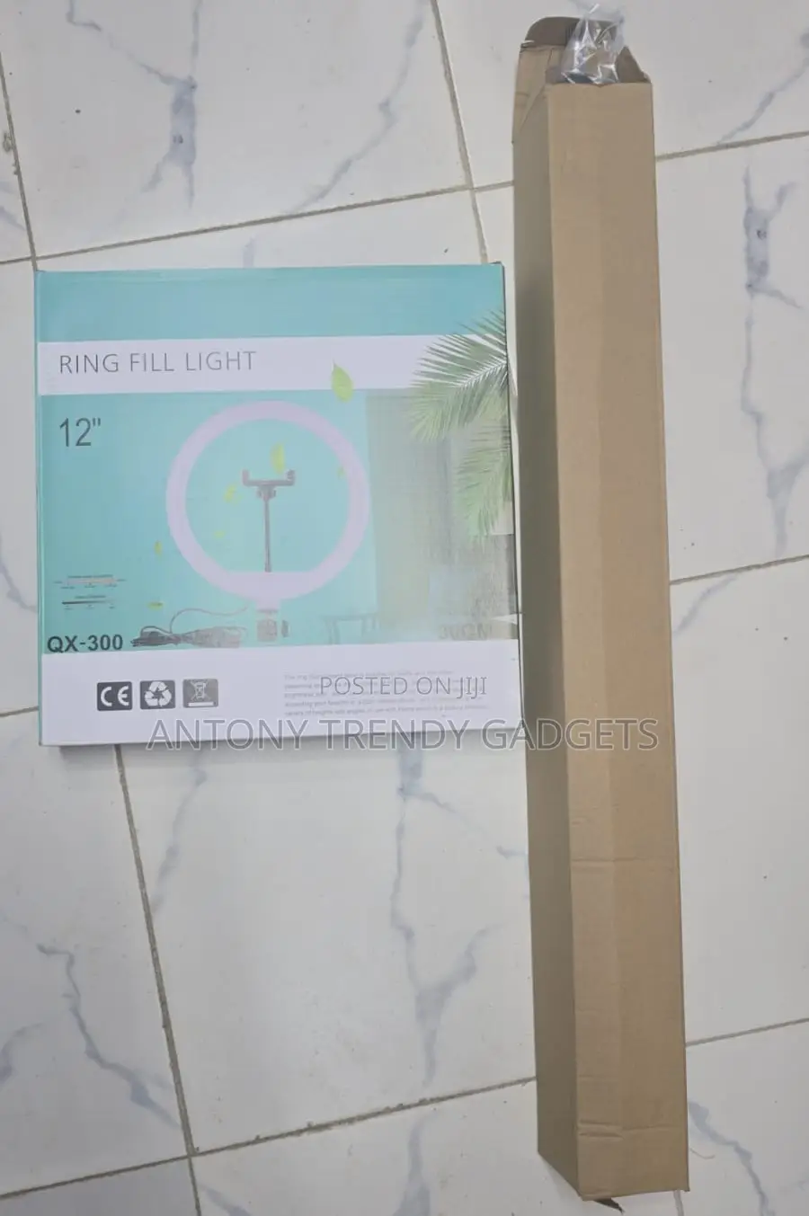 Adjustable Color Led Ring Light With Stand, 12-inch Ring Fill Light