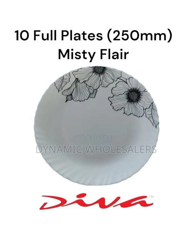 *-10 Full Plates (250) Misty Flair