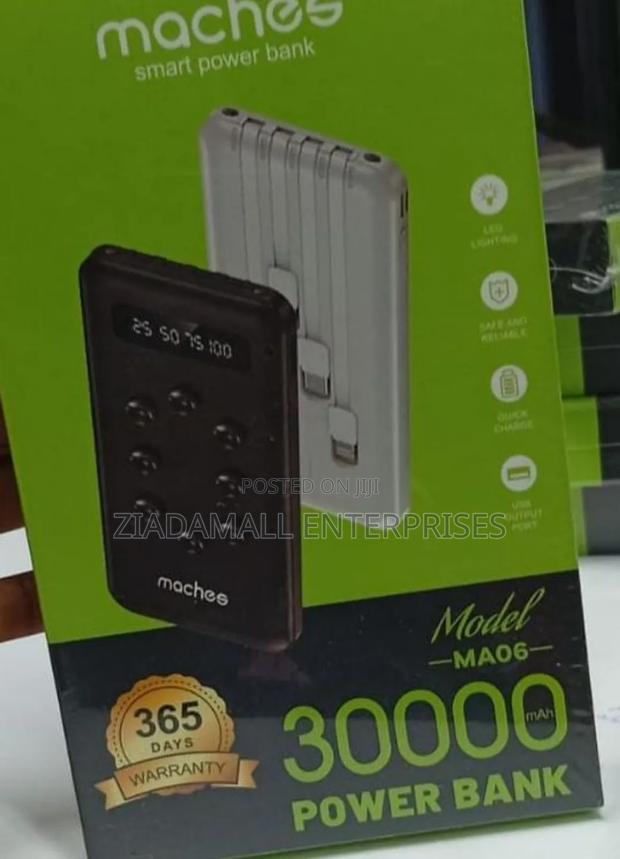 Maches Power Bank 30,000mah: High Capacity for Heavy Users