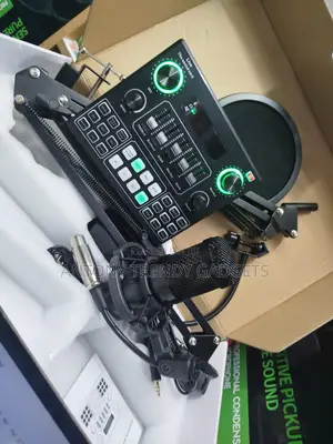 V9 Live Sound Card, Bm800 Condenser Microphone With V9 Sound Card
