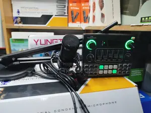 V9 Live Sound Card, Bm800 Condenser Microphone With V9 Sound Card