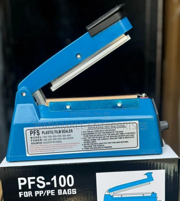 Versatile Electric Heat Sealer Machine - 100mm for Professional Per - main view