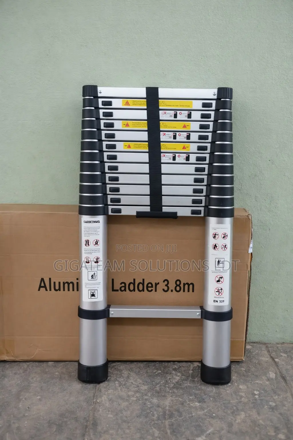 3.8 Meters Single Telescopic Ladder