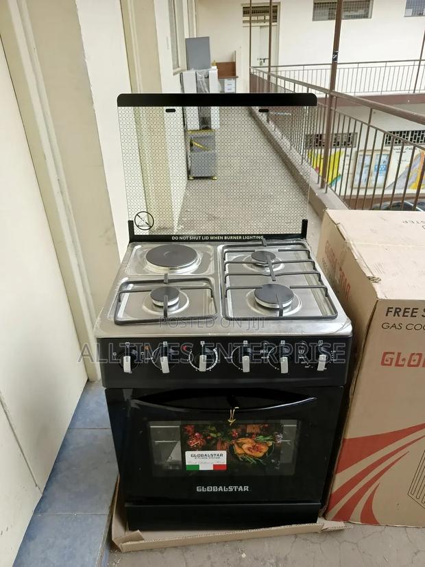 Globalstar 60*65cm 3gas+1electric Cooker With Electric Oven