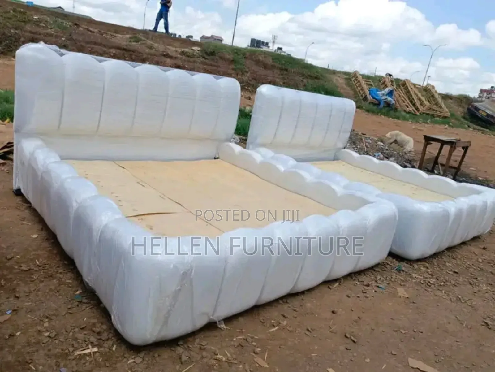 Box Bed 5by6 White