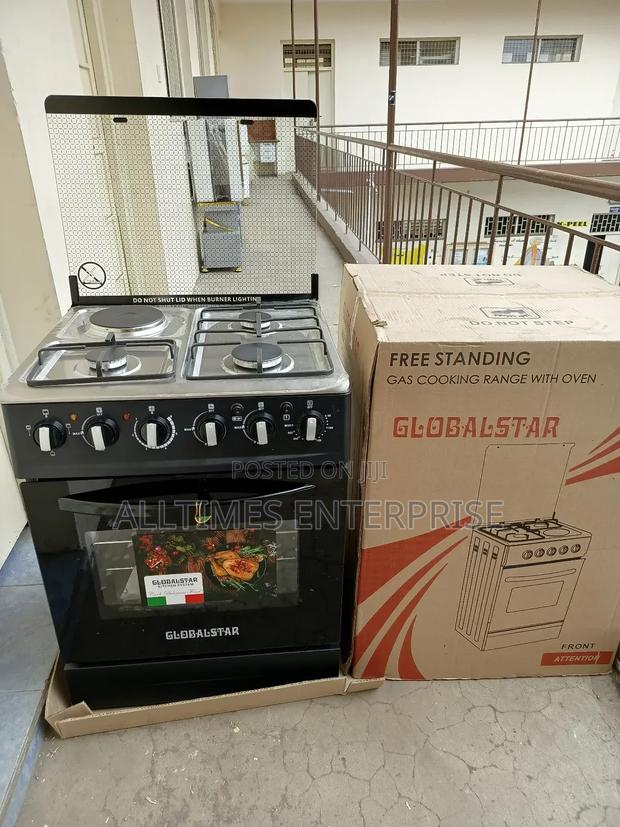 Globalstar 60*65cm 3g+1e Standing Cooker Electric Oven