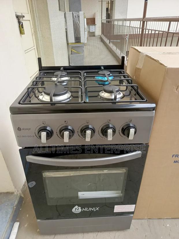 Nunix 50*55cm Full Gas Burner Standing Cooker Gas Oven
