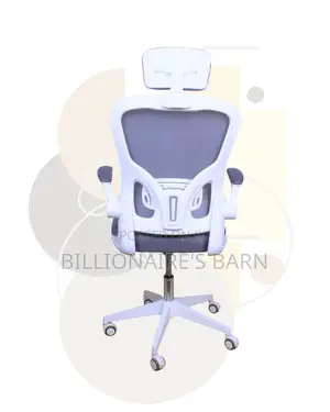 White Ergonomic Mesh Chair | Posture-Friendly Build for Productivity