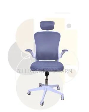 White Ergonomic Mesh Chair | Posture-Friendly Build for Productivity