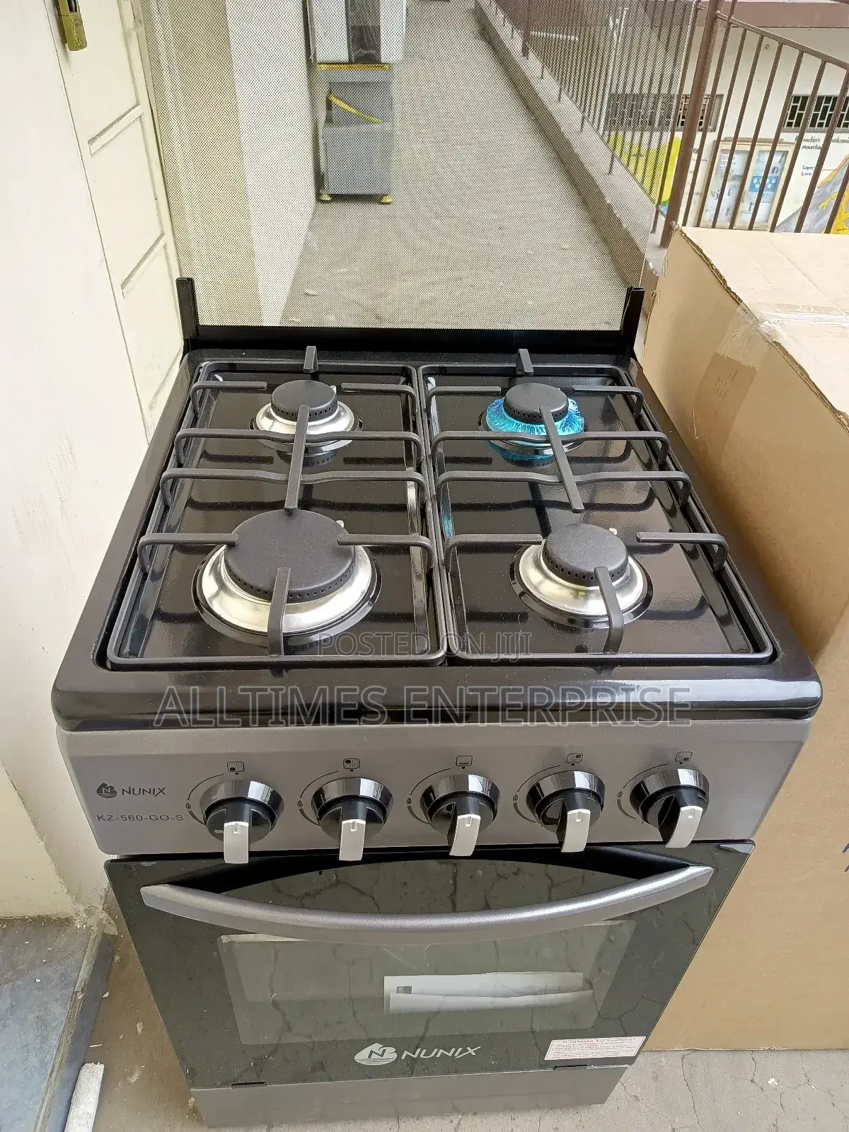 Nunix 50*55cm 4g Burner Standing Cooker Gas Oven