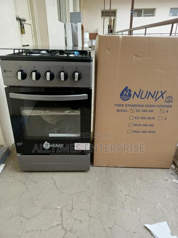 Nunix 50*55cm 4gas Burner Standing Cooker